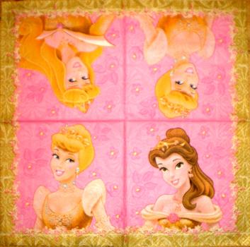 034 Mädchen - 2-ply - Disney